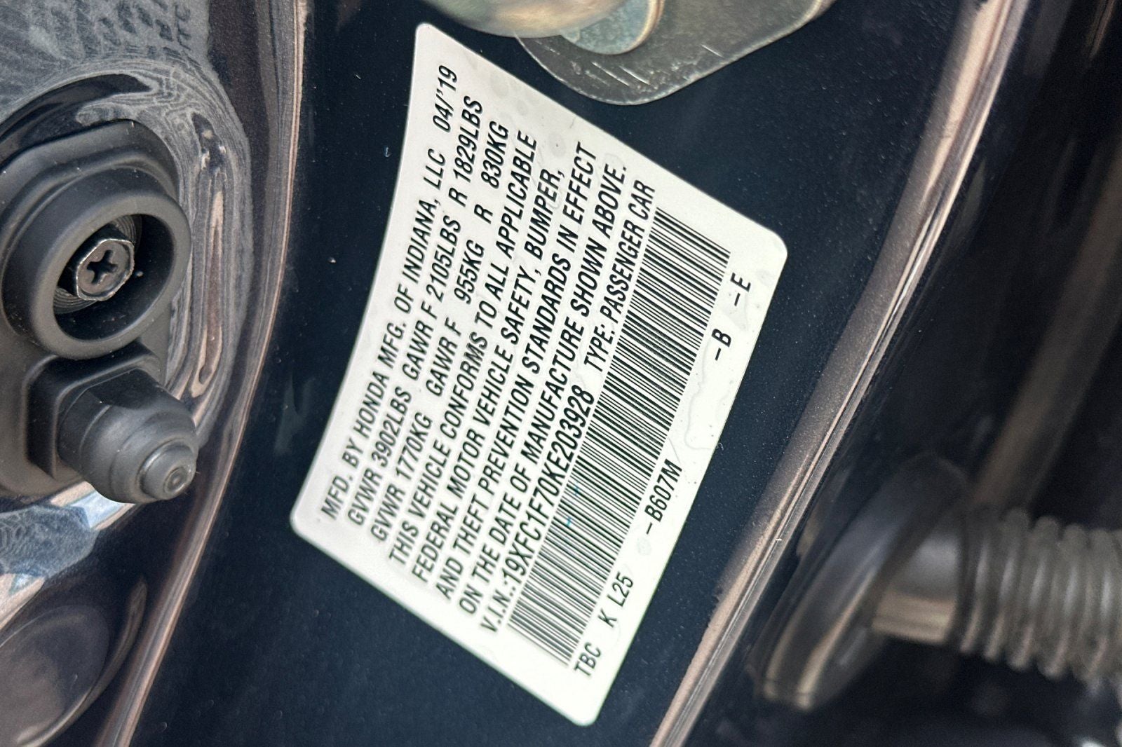 2019 Honda Civic EX-L
