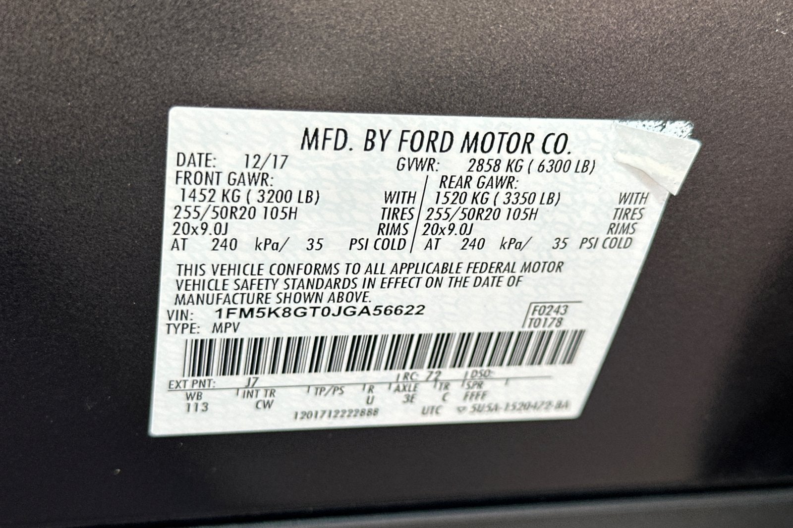 2018 Ford Explorer Sport