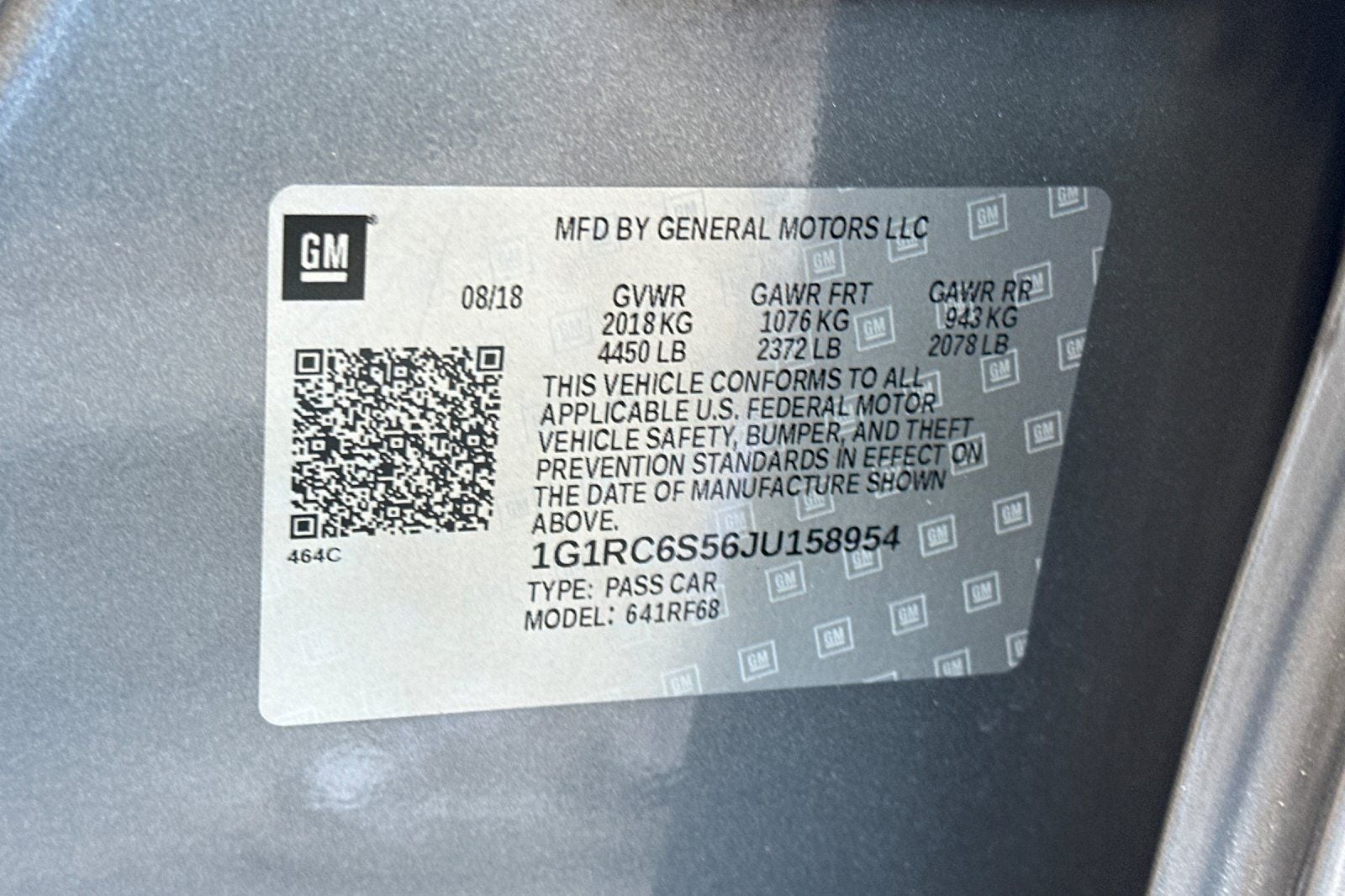 2018 Chevrolet Volt LT
