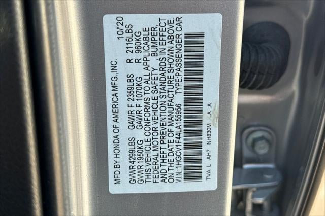 2020 Honda Accord EX
