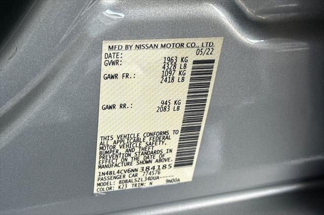 2022 Nissan Altima 2.5 SR