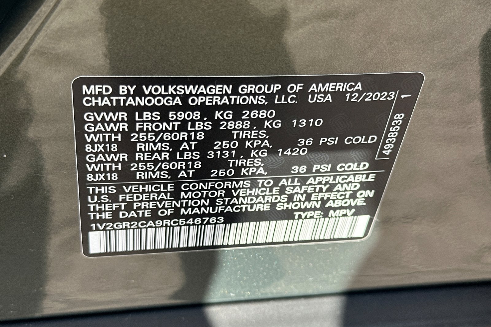 2024 Volkswagen Atlas 2.0T Peak Edition SEL