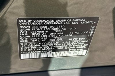 2024 Volkswagen Atlas 2.0T Peak Edition SEL