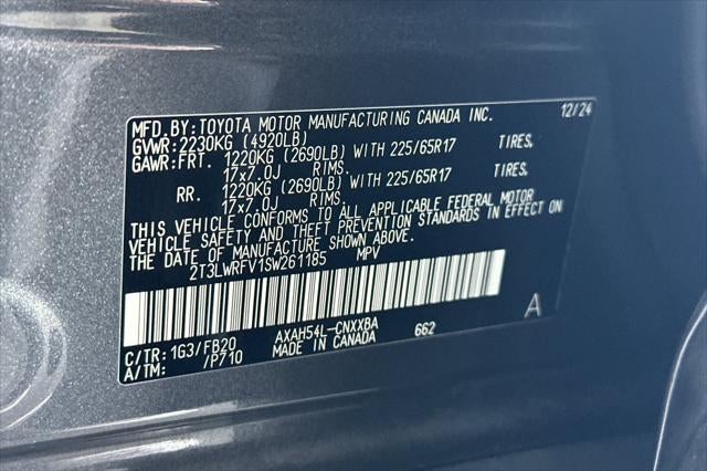 2025 Toyota RAV4 Hybrid LE