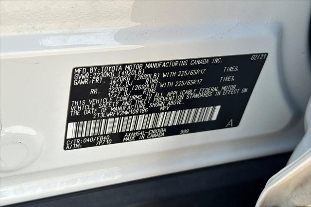 2021 Toyota RAV4 Hybrid LE