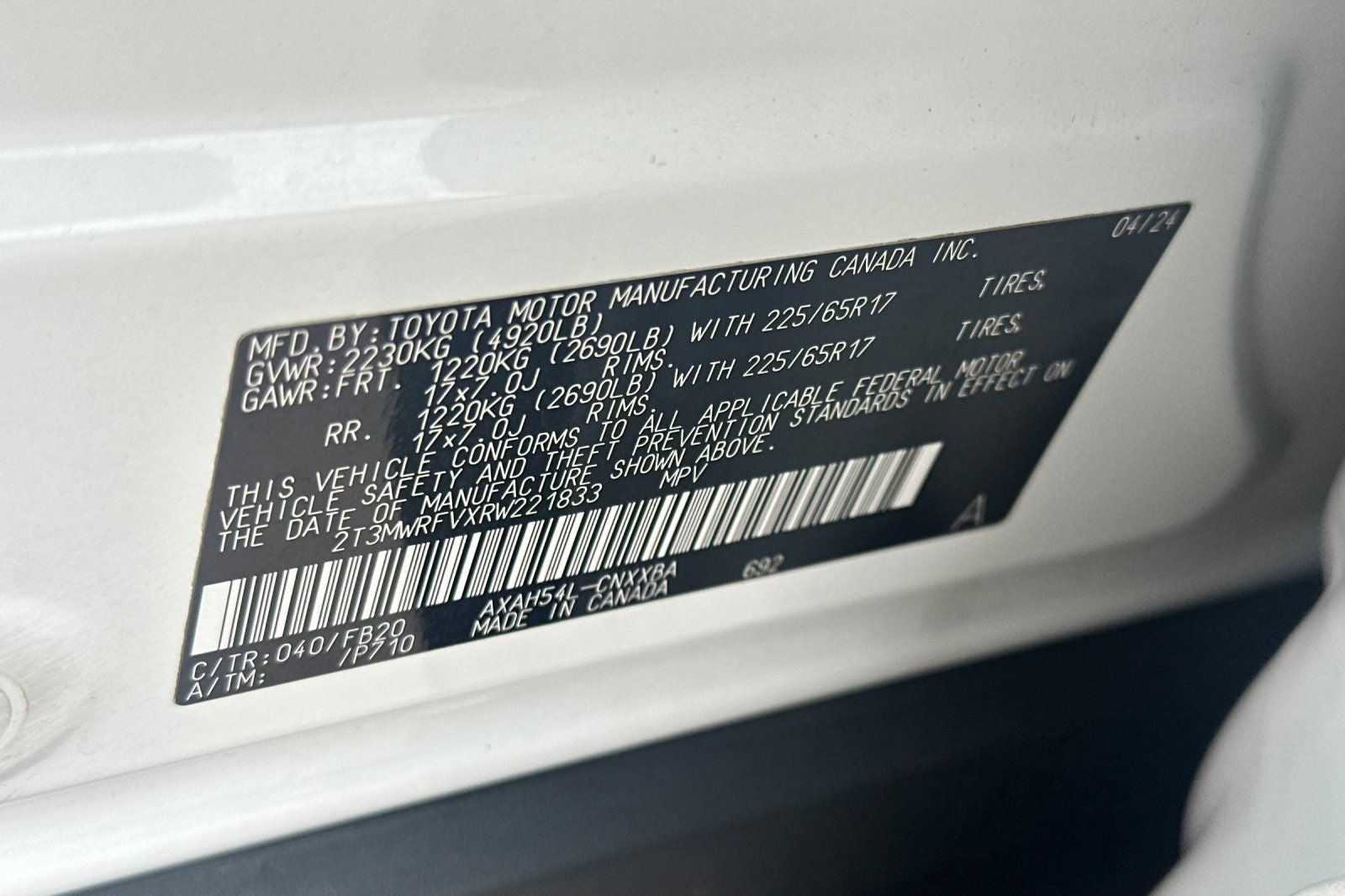 2024 Toyota RAV4 Hybrid LE