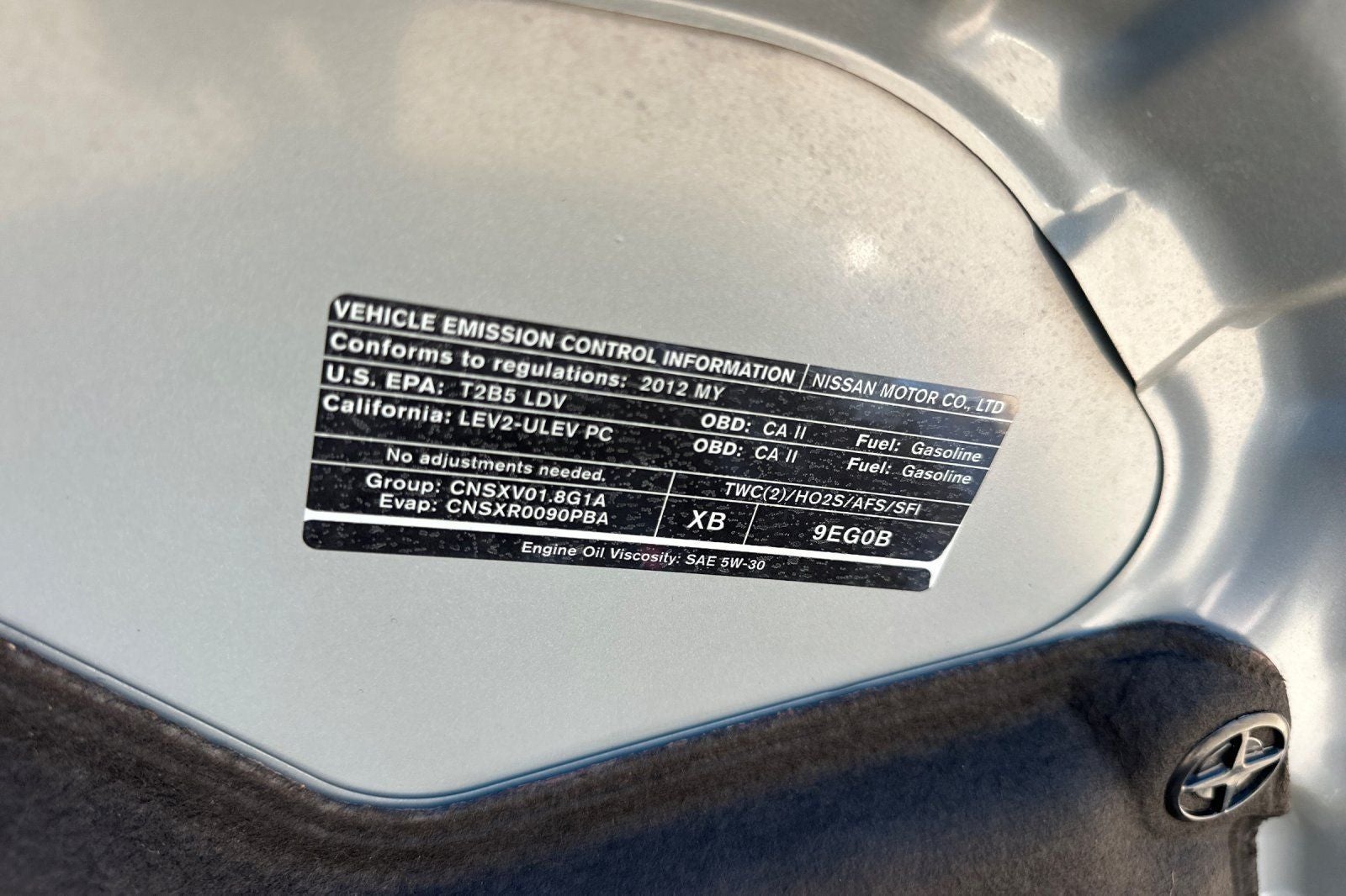 2012 Nissan Versa 1.8 S
