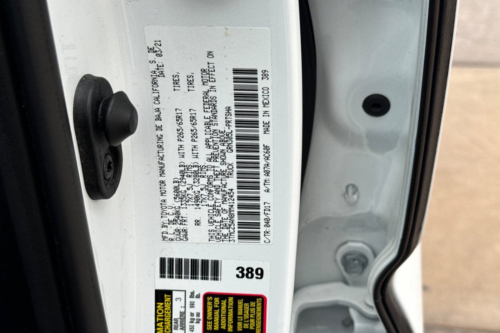 2021 Toyota Tacoma TRD Sport V6