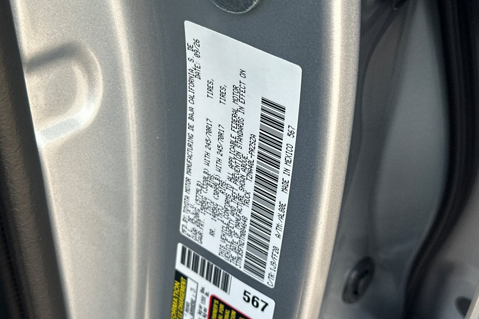 2026 Toyota Tacoma SR5