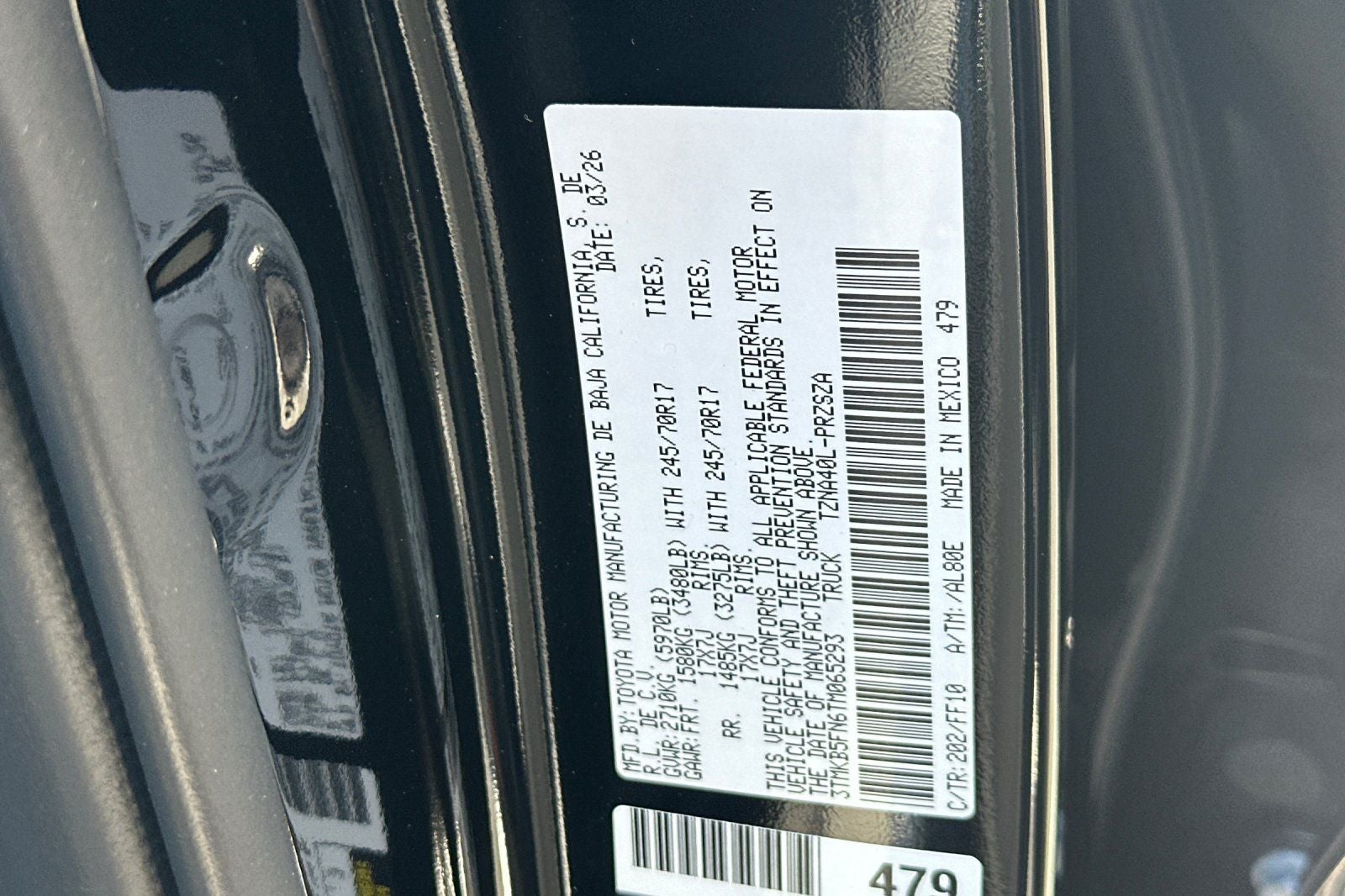 2026 Toyota Tacoma SR5 V6