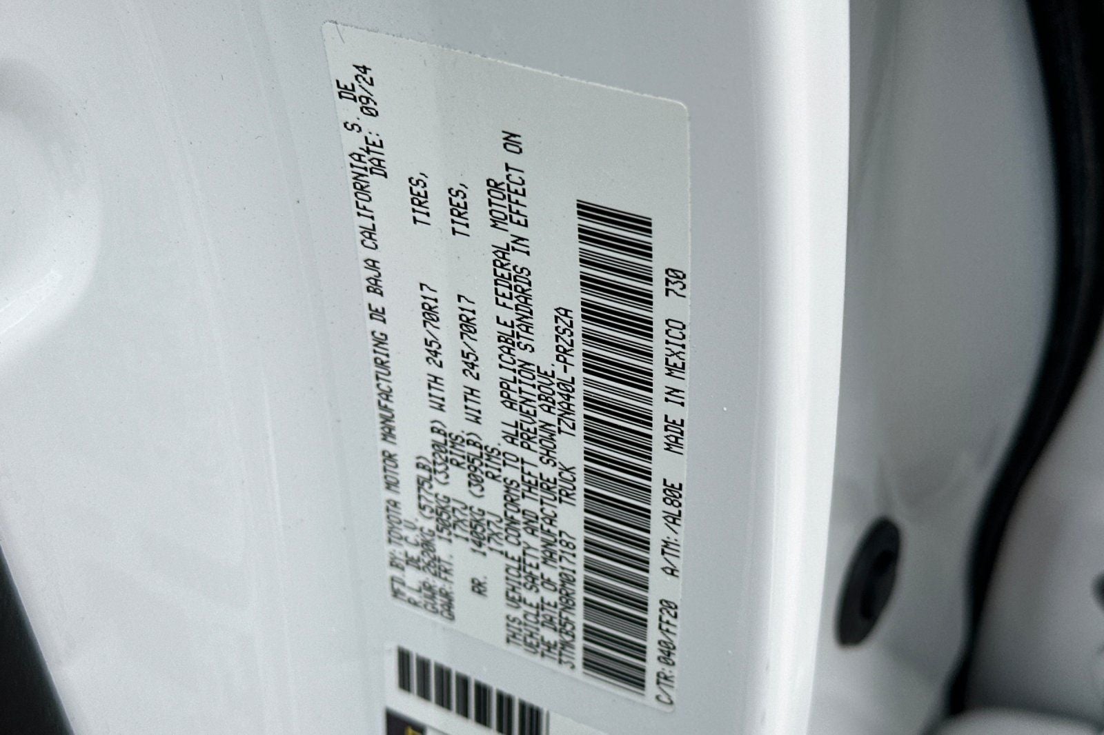 2024 Toyota Tacoma SR5