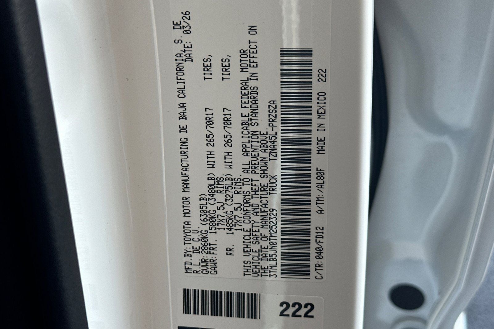 2026 Toyota Tacoma TRD Off-Road