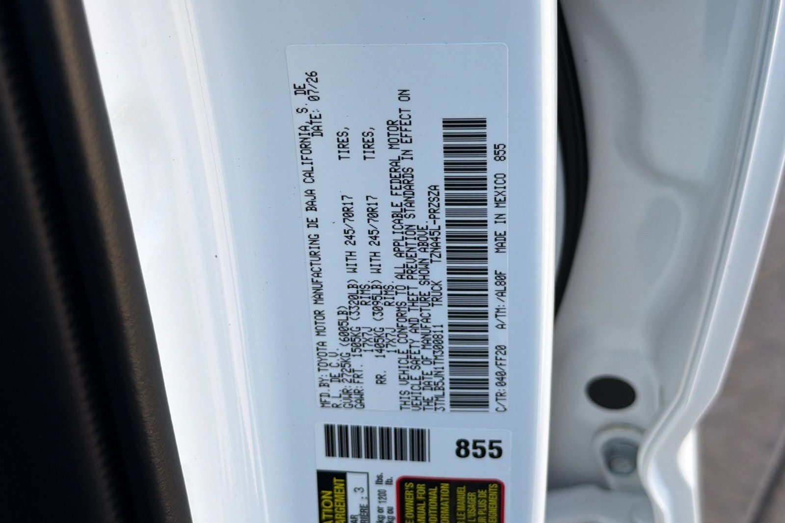 2026 Toyota Tacoma SR5