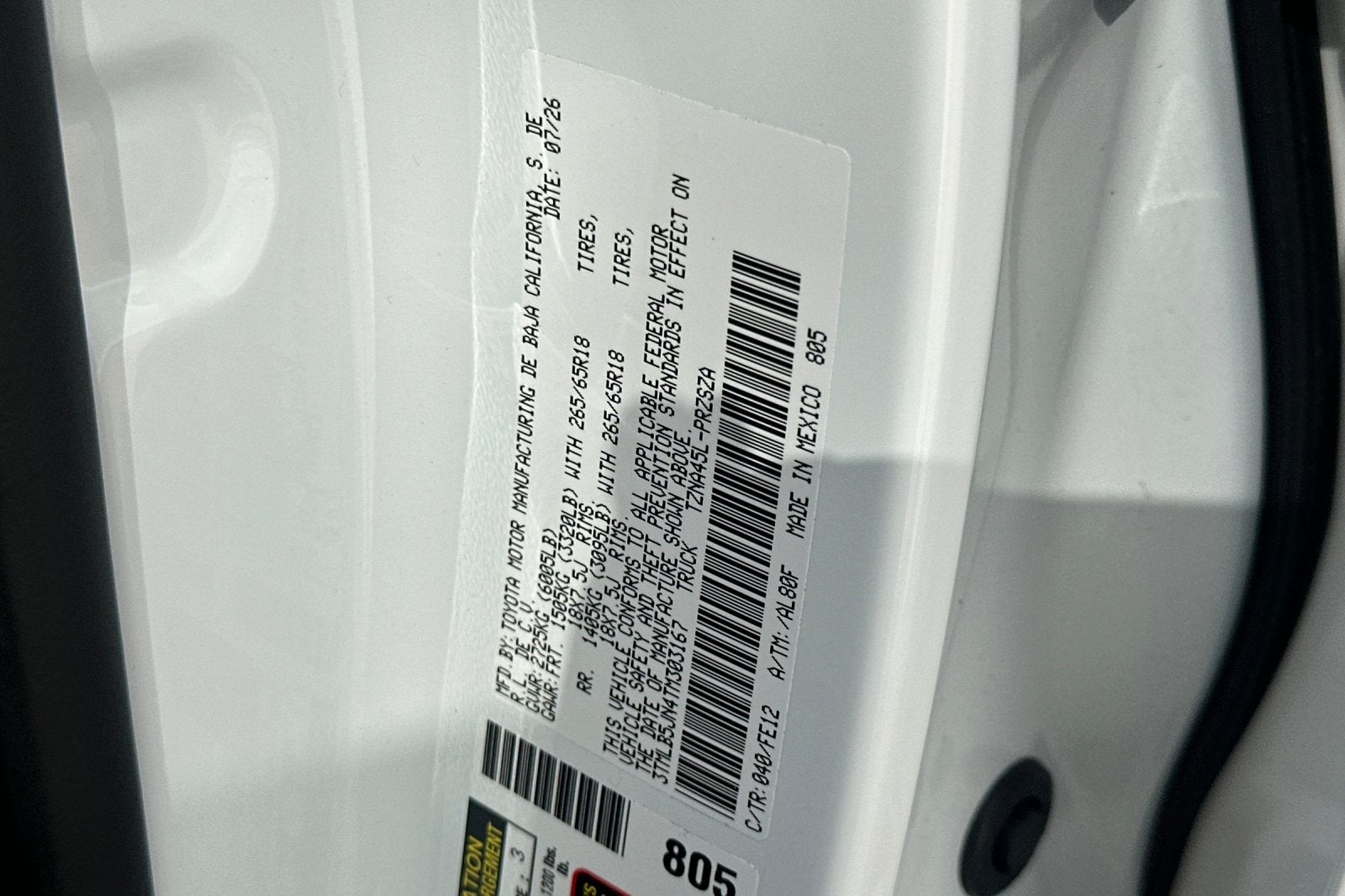 2026 Toyota Tacoma TRD Sport