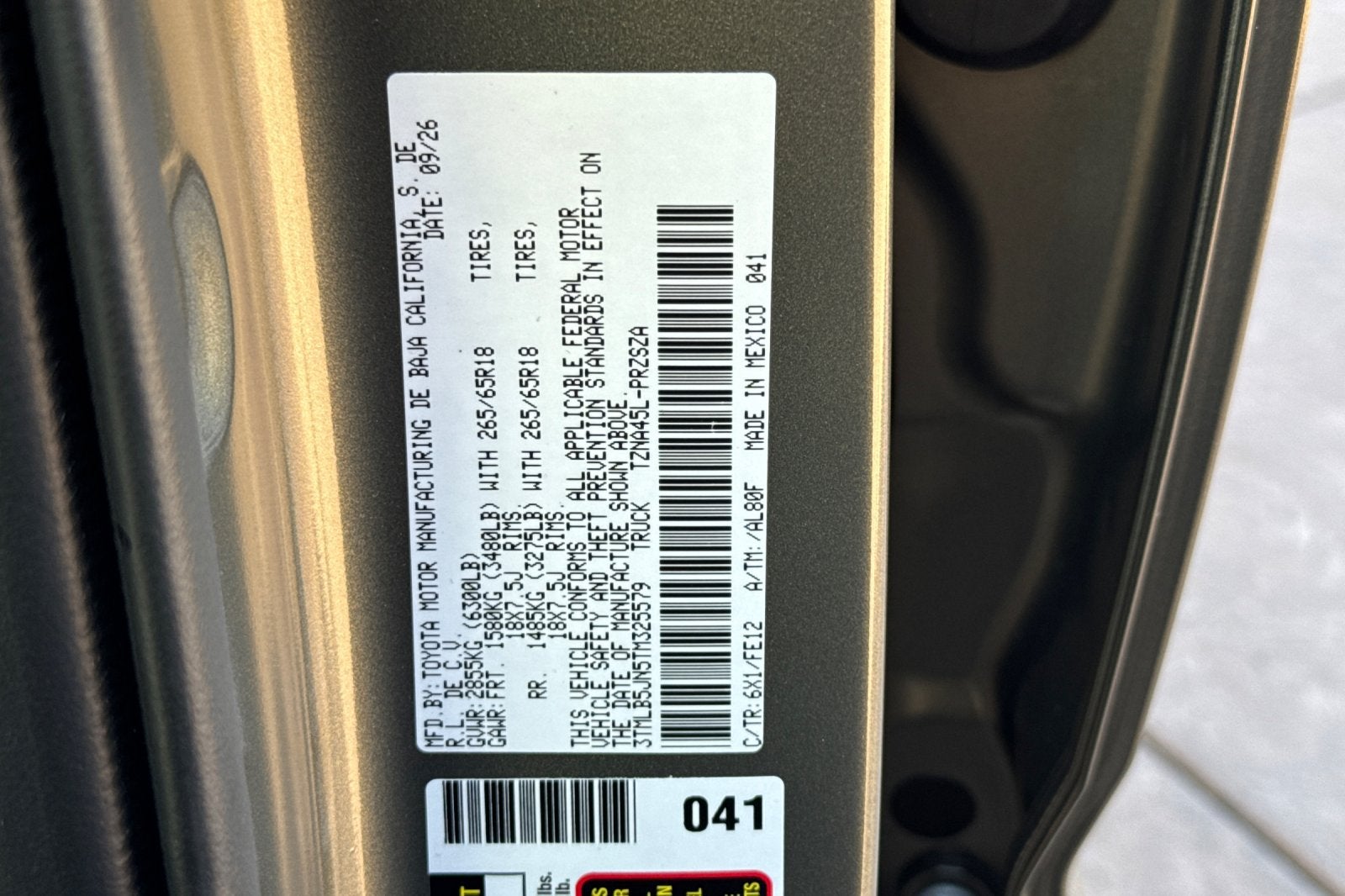 2026 Toyota Tacoma TRD Sport