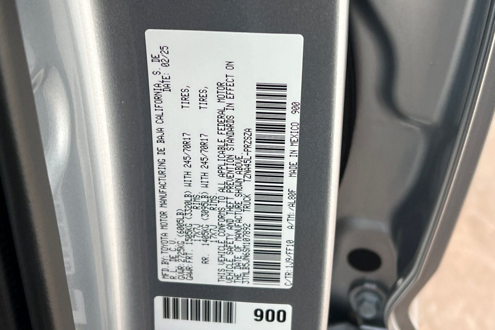 2025 Toyota Tacoma SR5