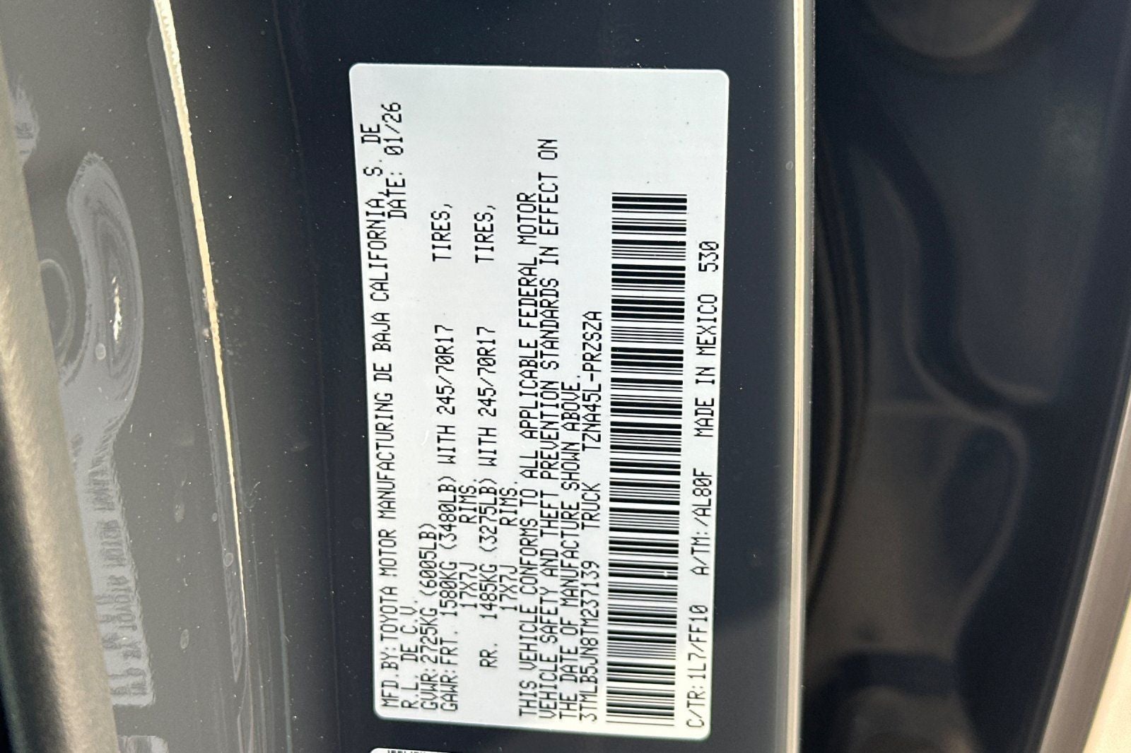 2026 Toyota Tacoma SR5