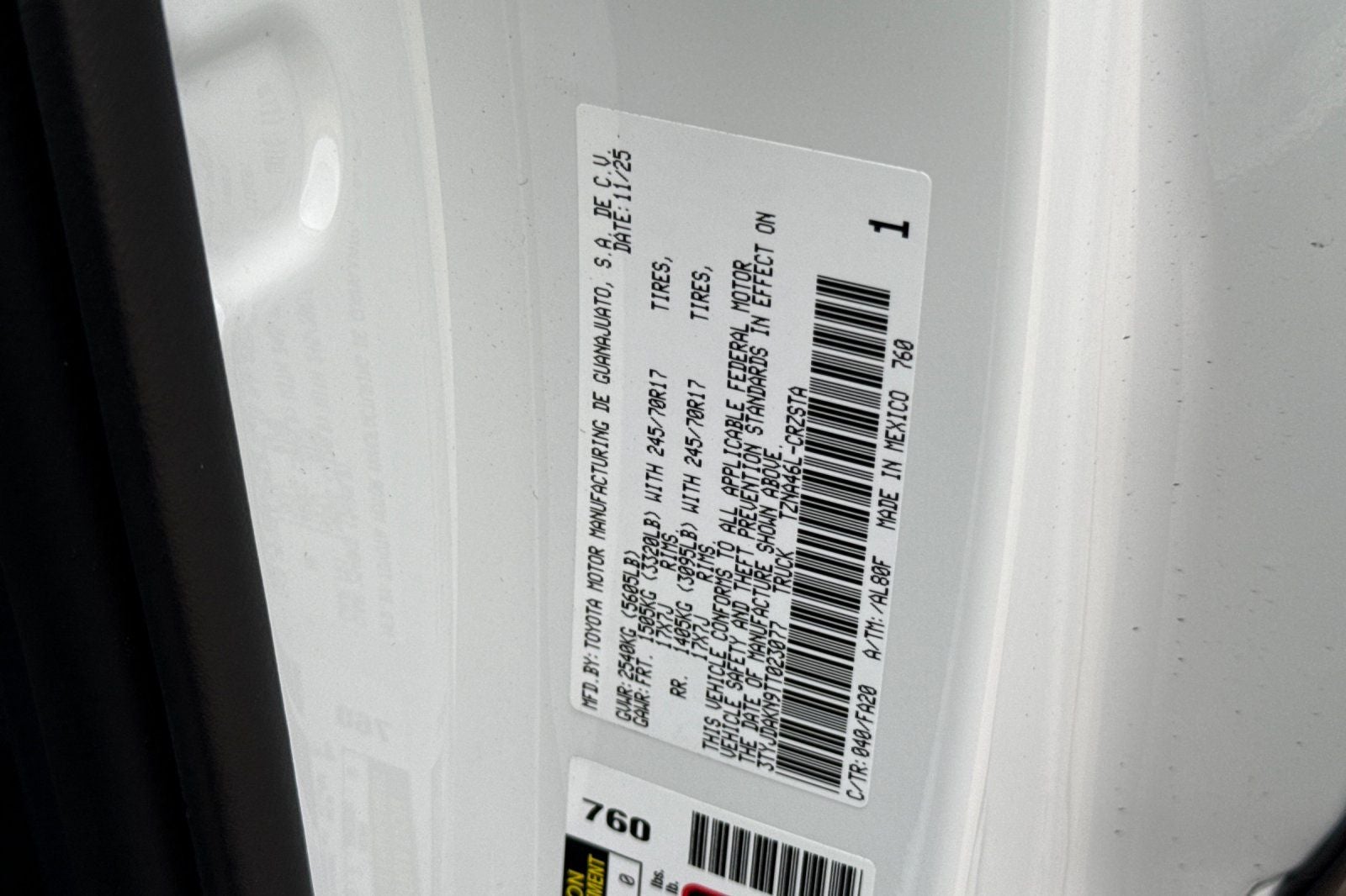 2026 Toyota Tacoma SR