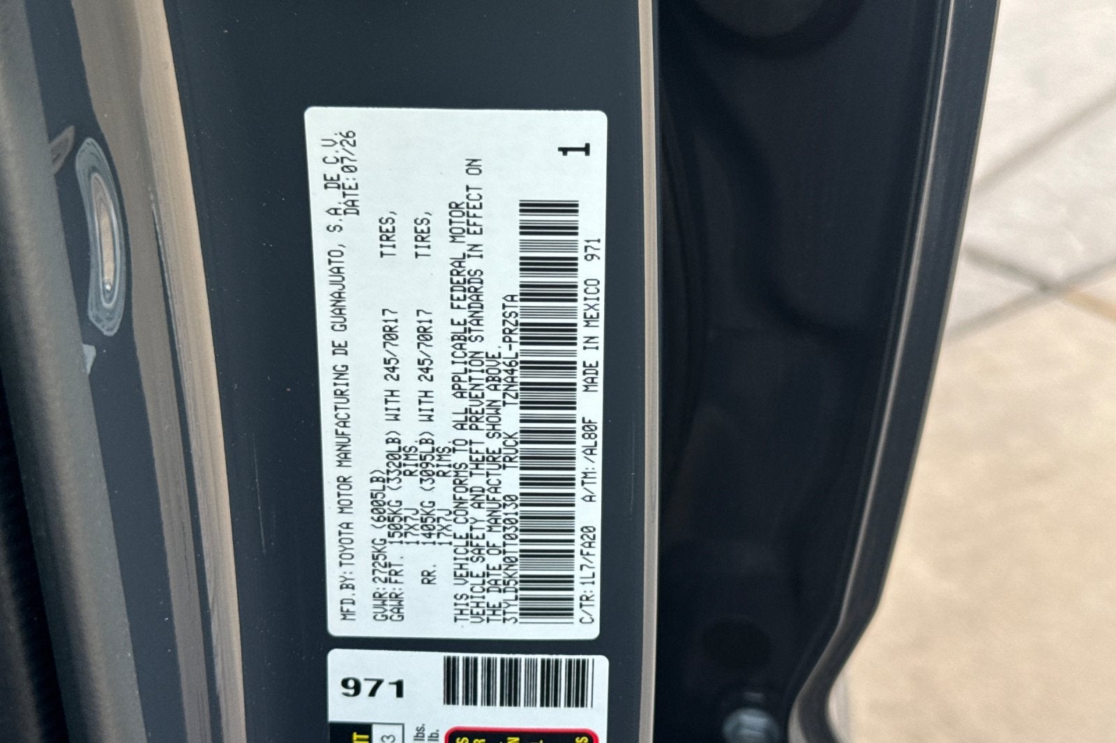 2026 Toyota Tacoma SR V6