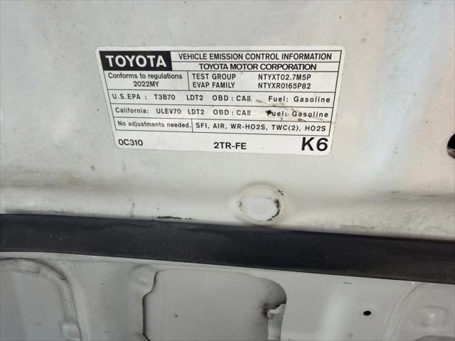 2022 Toyota Tacoma SR