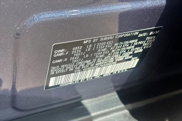 2017 Subaru Outback 3.6R Limited