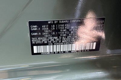 2024 Subaru Crosstrek Sport