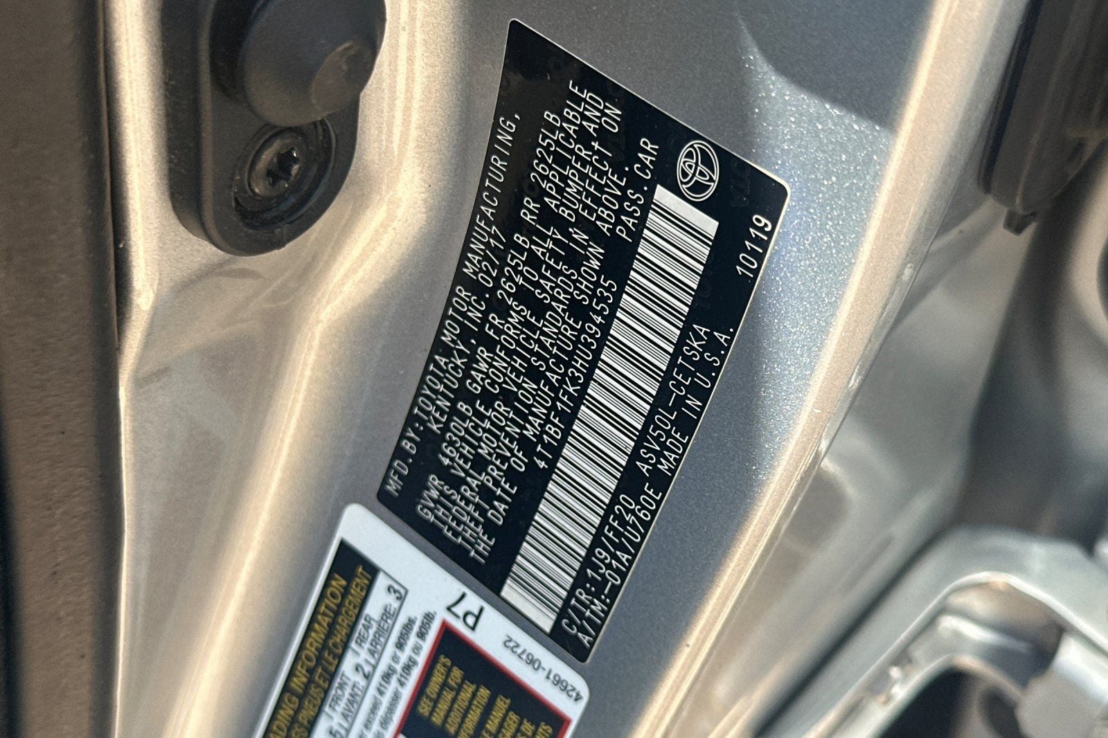 2017 Toyota Camry SE