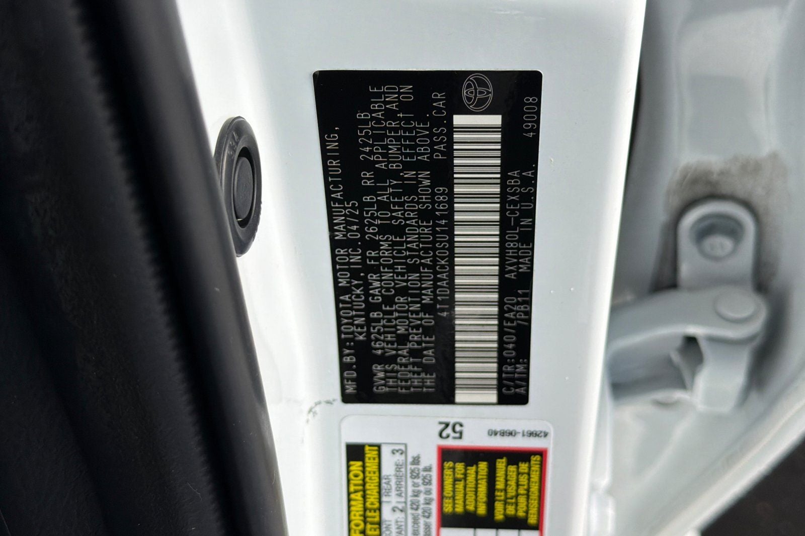 2025 Toyota Camry SE