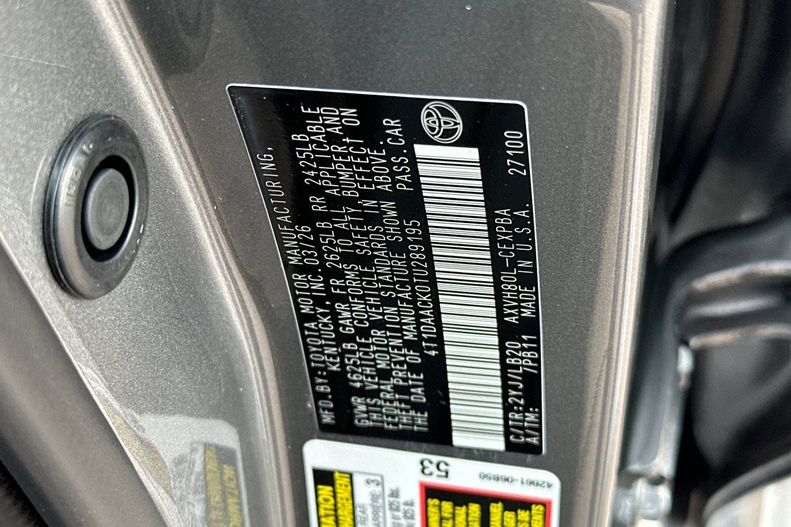 2026 Toyota Camry XSE