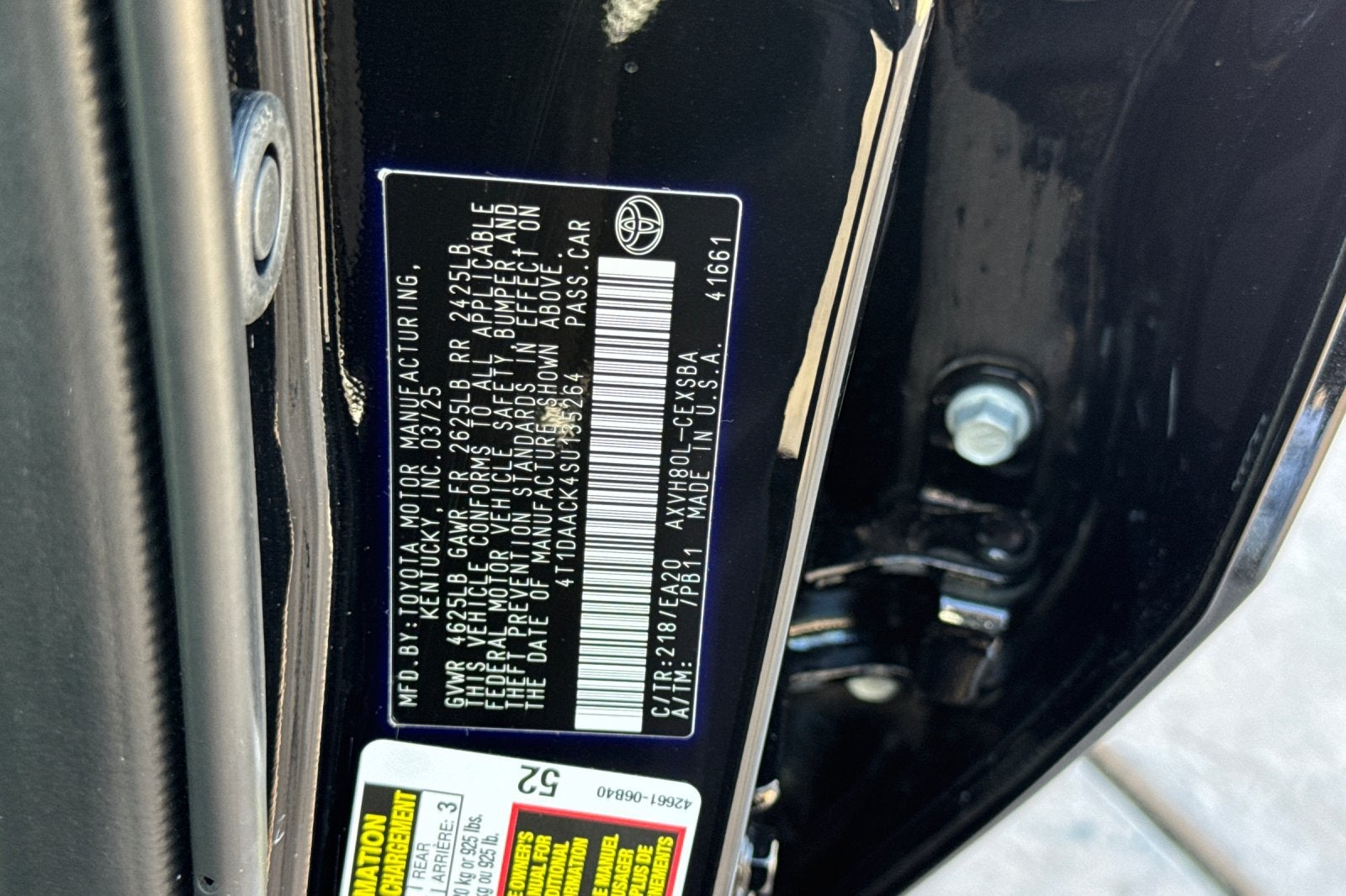 2025 Toyota Camry SE
