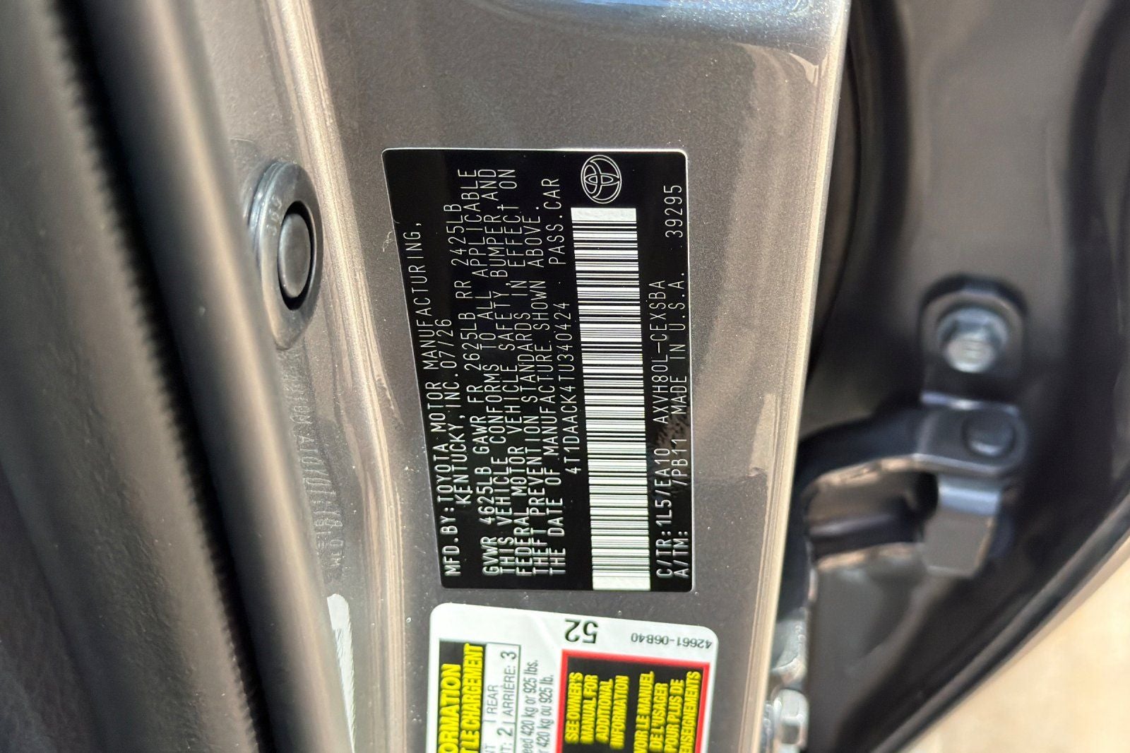 2026 Toyota Camry SE