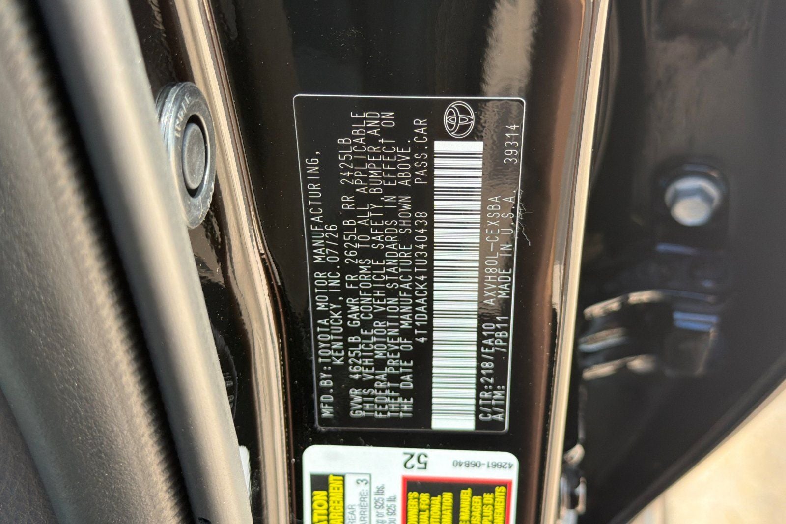 2026 Toyota Camry SE