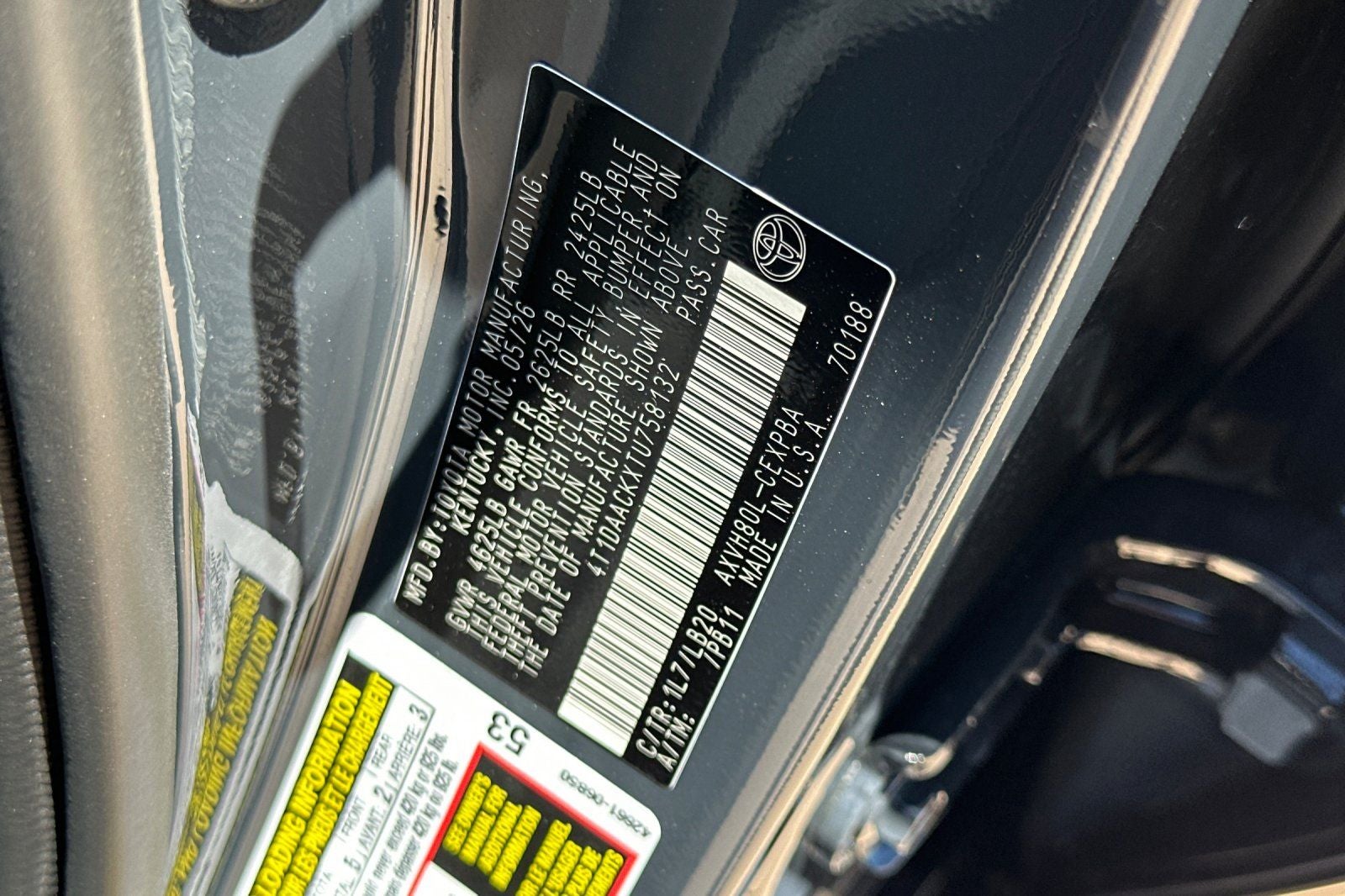 2026 Toyota Camry XSE