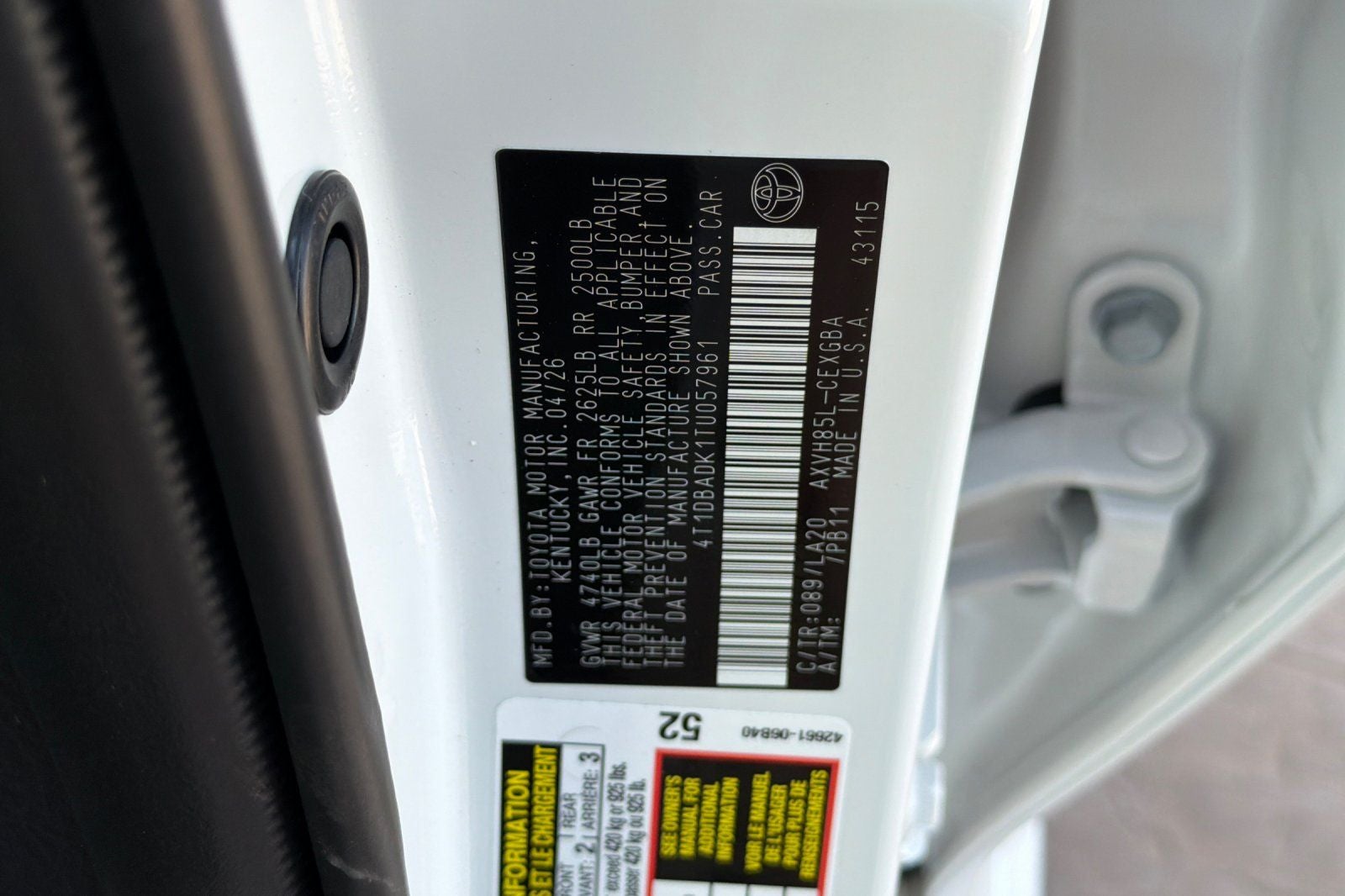2026 Toyota Camry XLE