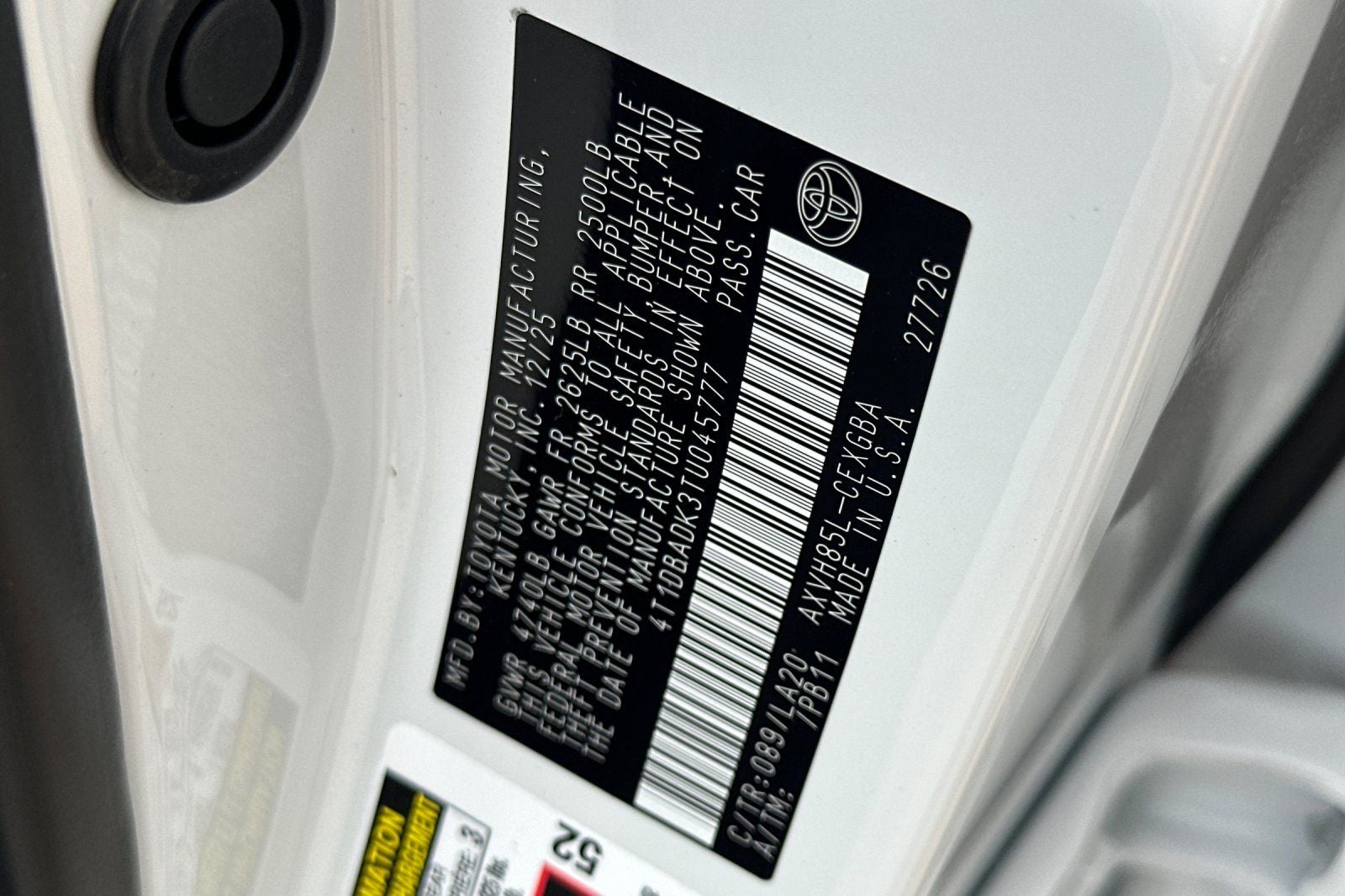 2026 Toyota Camry XLE