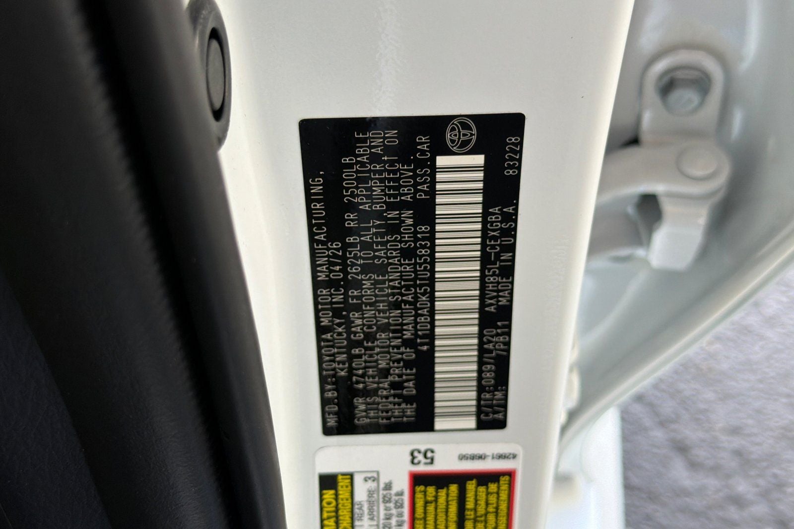 2026 Toyota Camry XLE