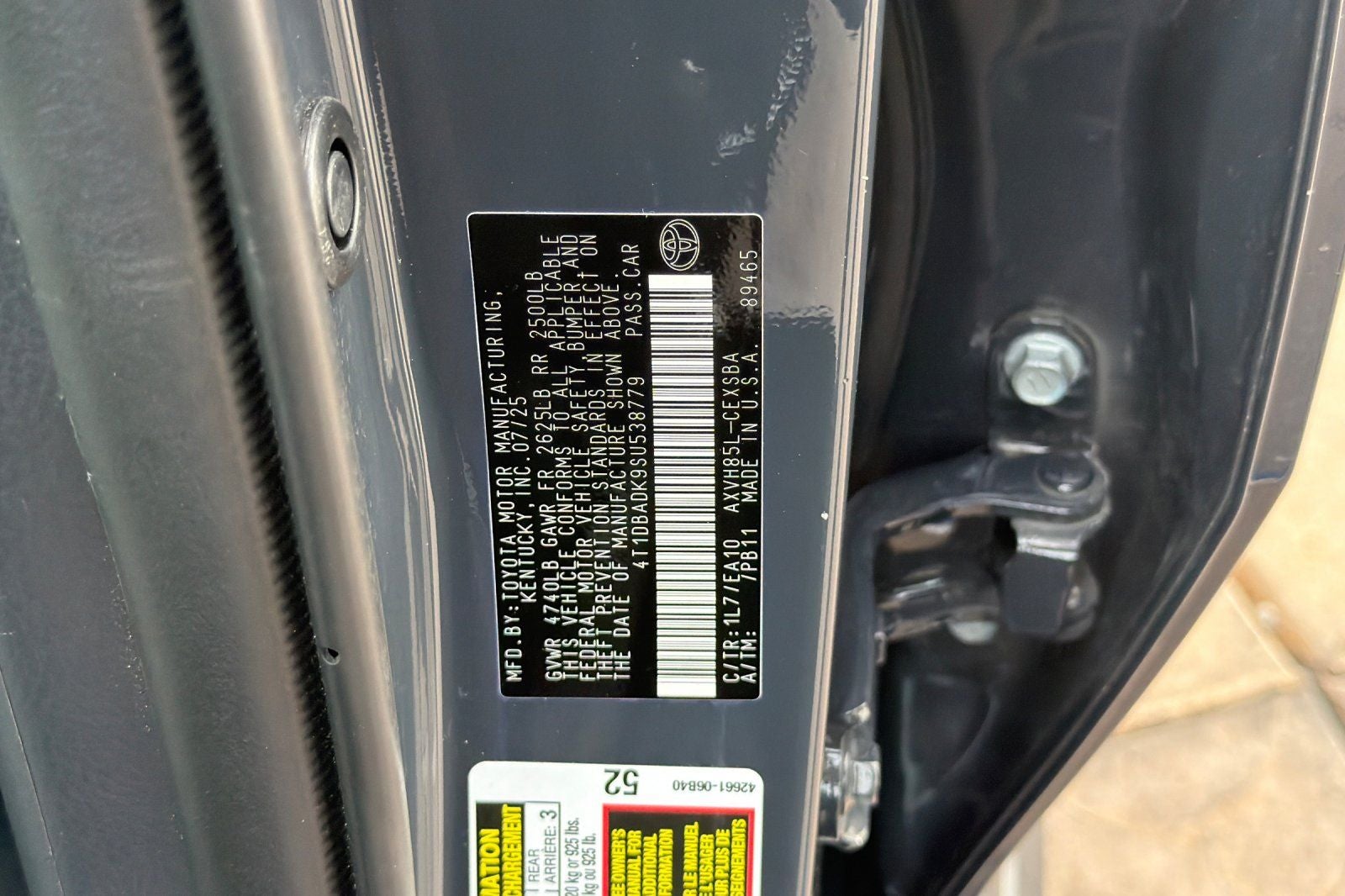 2025 Toyota Camry SE