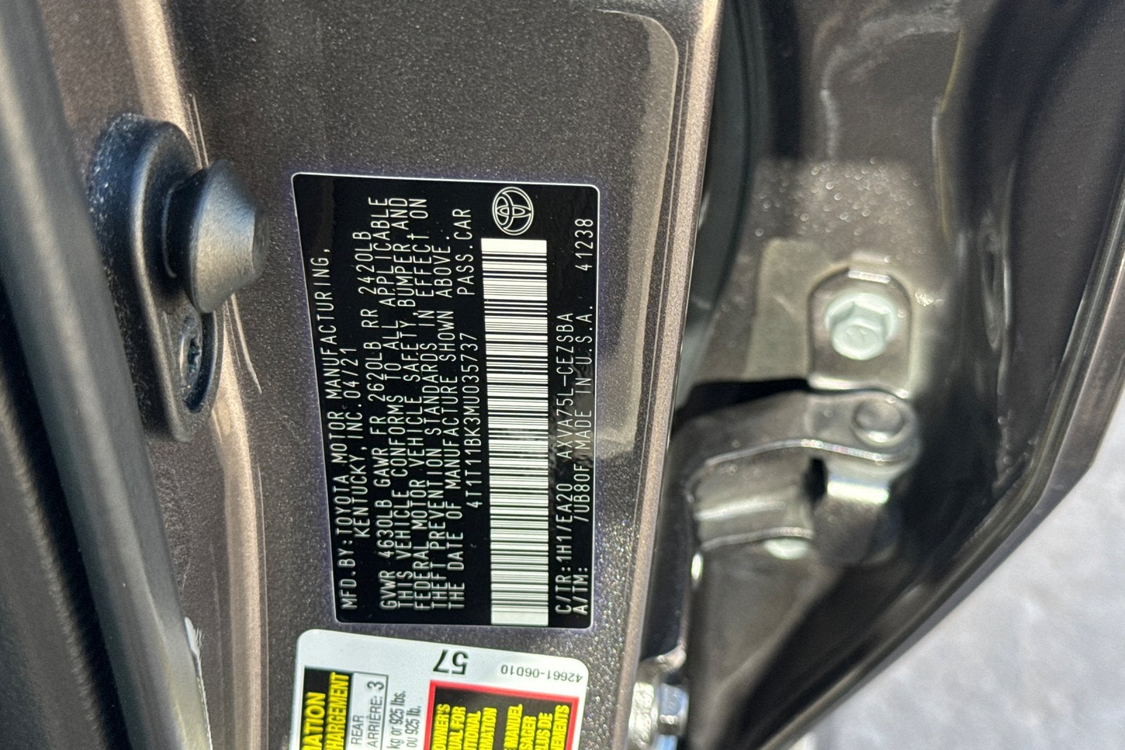 2021 Toyota Camry SE