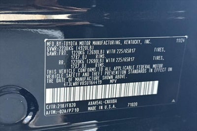 2025 Toyota RAV4 Hybrid LE