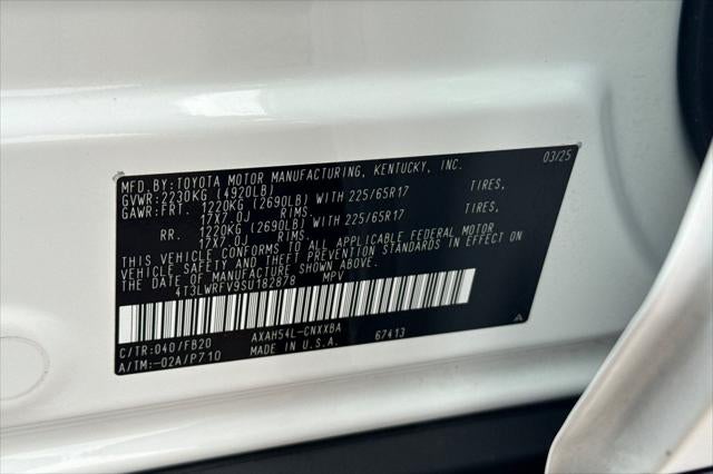 2025 Toyota RAV4 Hybrid LE