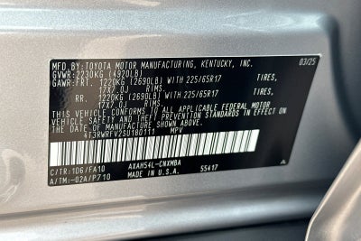 2025 Toyota RAV4 Hybrid XLE