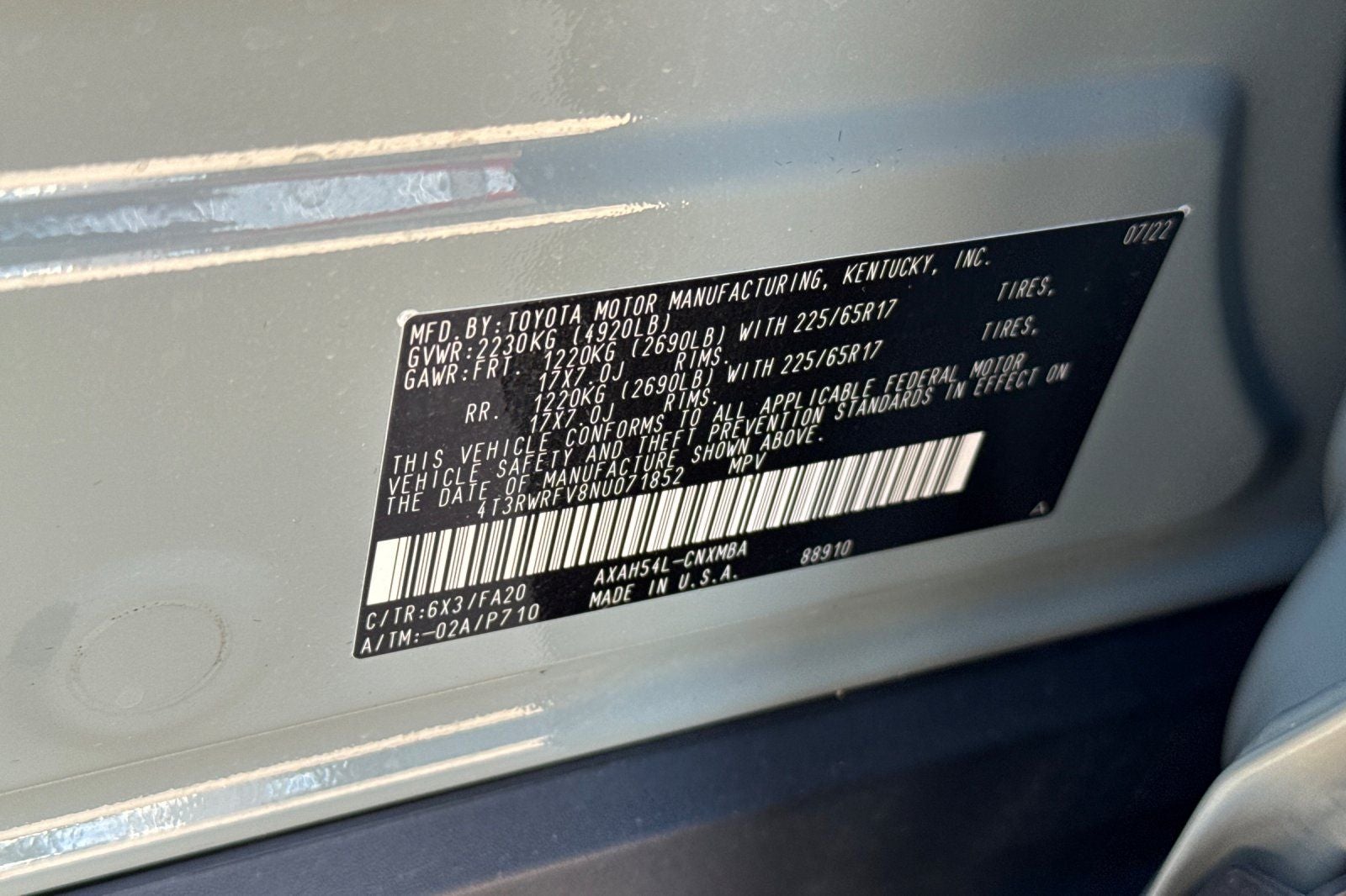2022 Toyota RAV4 Hybrid XLE
