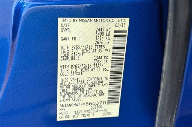 2015 Nissan Xterra PRO-4X