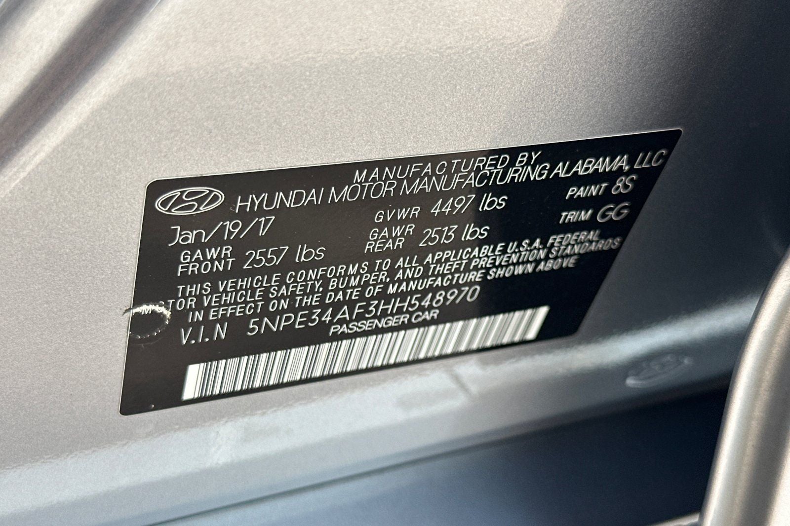 2017 Hyundai Sonata Limited