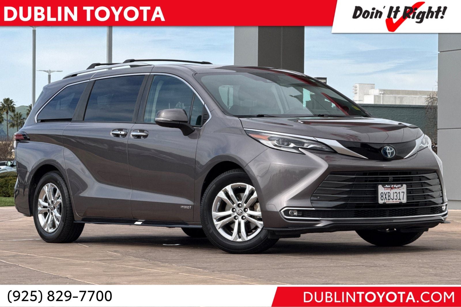 2021 Toyota Sienna Platinum 7 Passenger