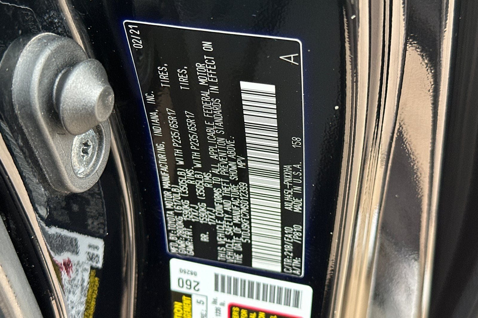 2021 Toyota Sienna XLE 7 Passenger