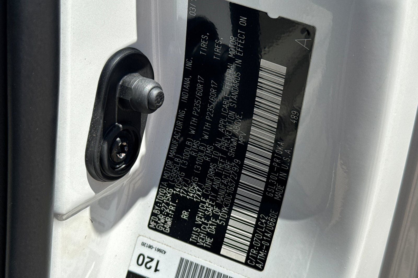 2016 Toyota Sienna XLE 8 Passenger