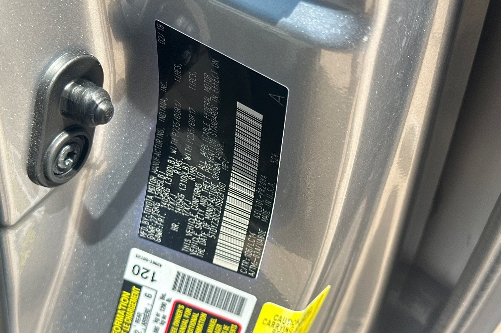 2018 Toyota Sienna XLE 8 Passenger