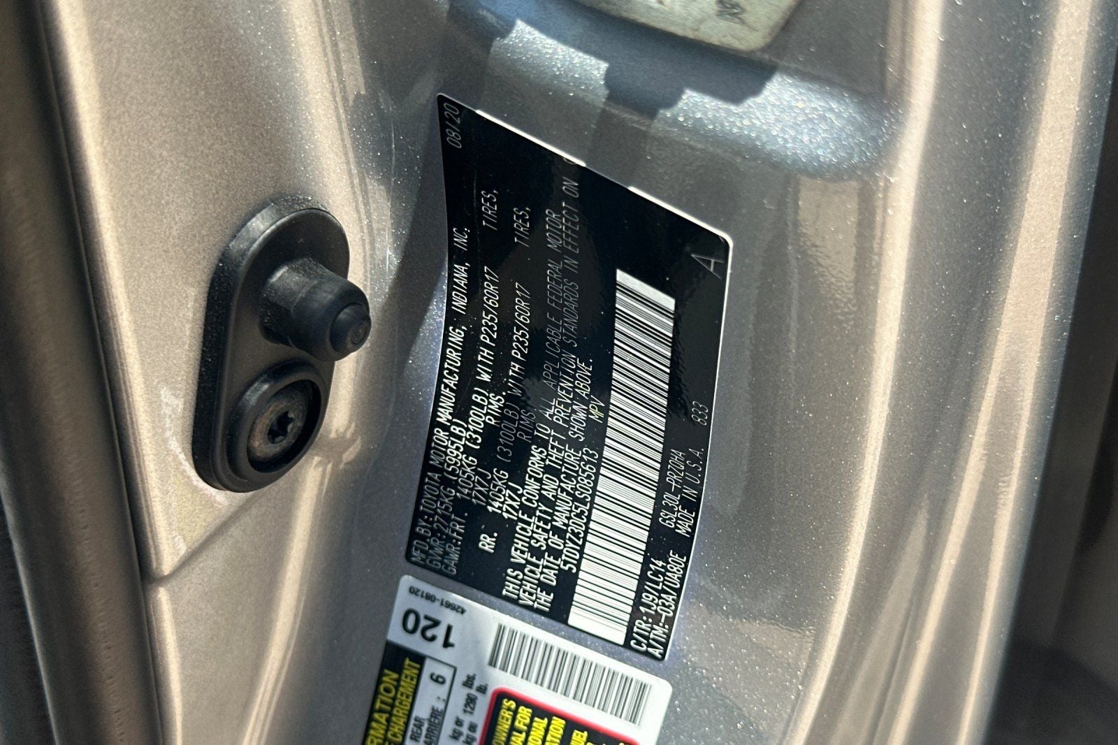 2020 Toyota Sienna XLE 8 Passenger