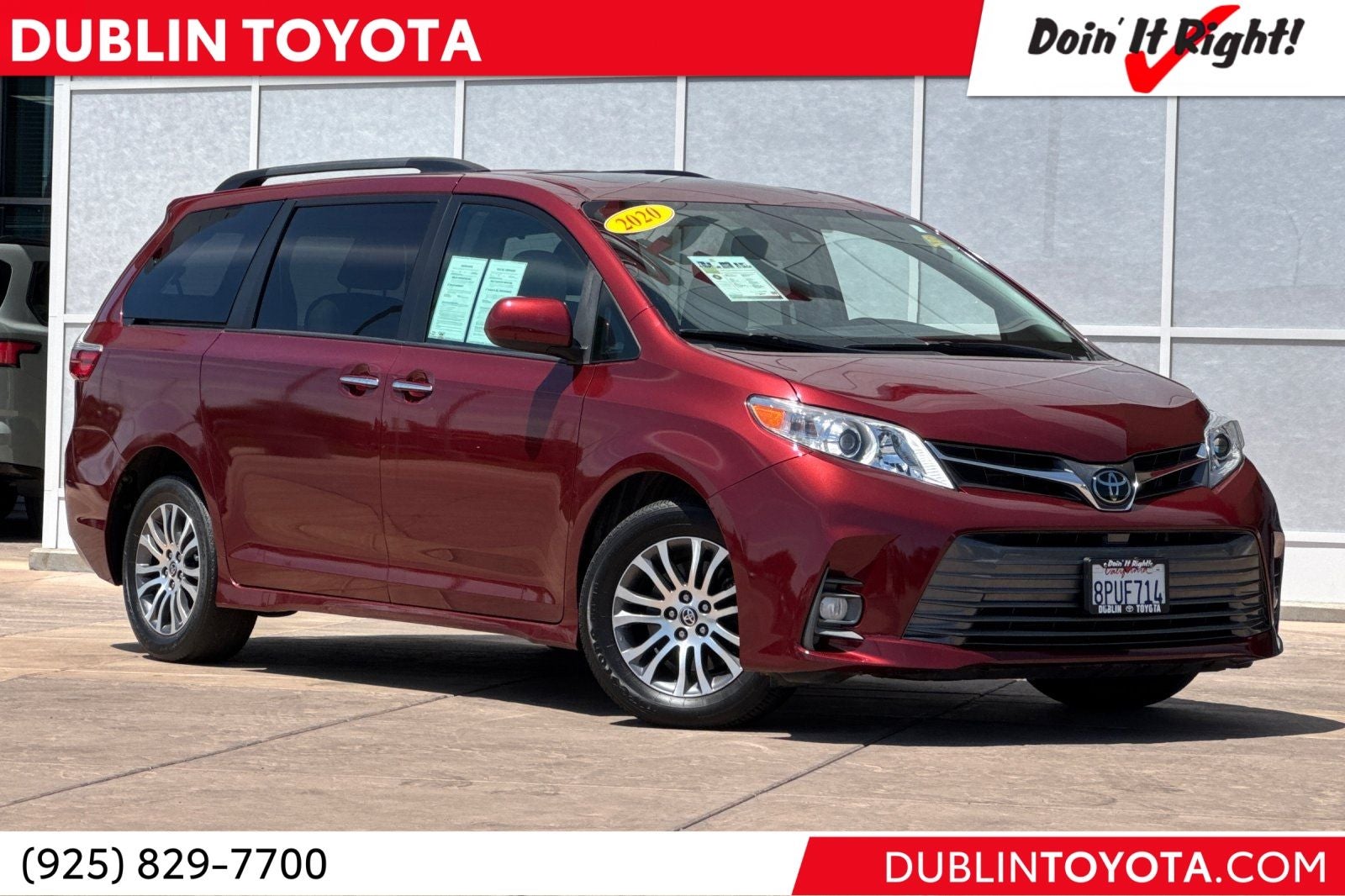 2020 Toyota Sienna XLE 8 Passenger